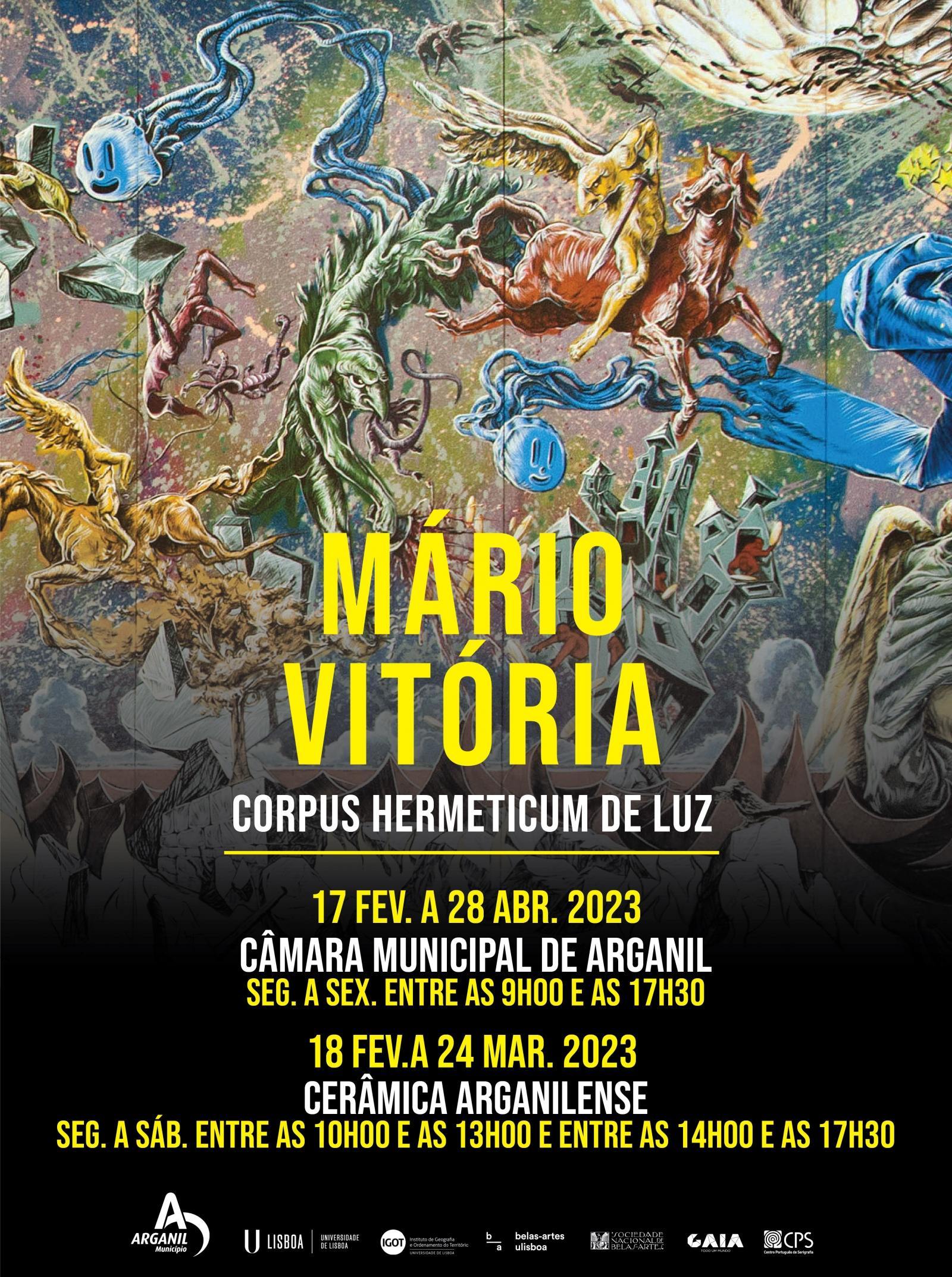 Corpus Hermeticum de Luz Uma exposição de Mário Vitória entre Átrio