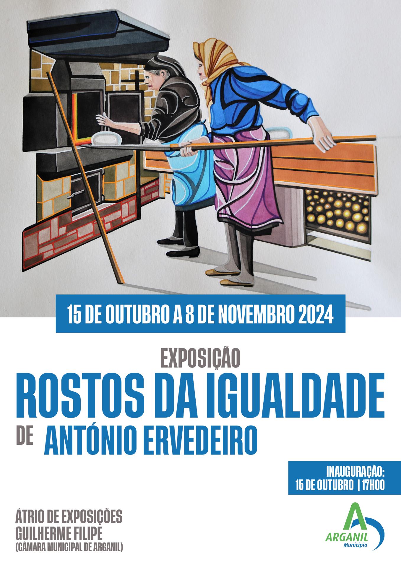 Exposição Rostos Da Igualdade De António Ervedeiro Outubro 2024