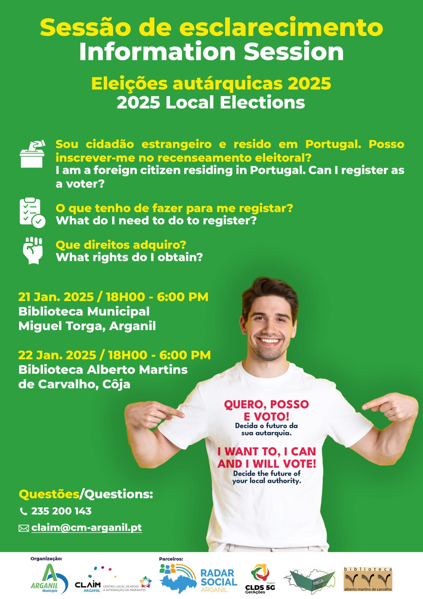 Cartaz Sessões De Esclarecimento Eleições Autárquicas 2025 4